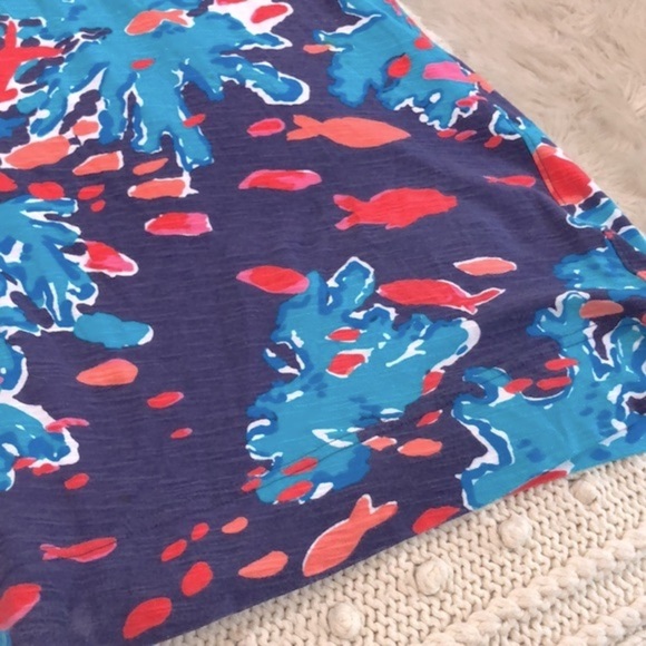 Lilly Pulitzer Reef Me Up Corrine small cotton jersey dress - Picture 6 of 6